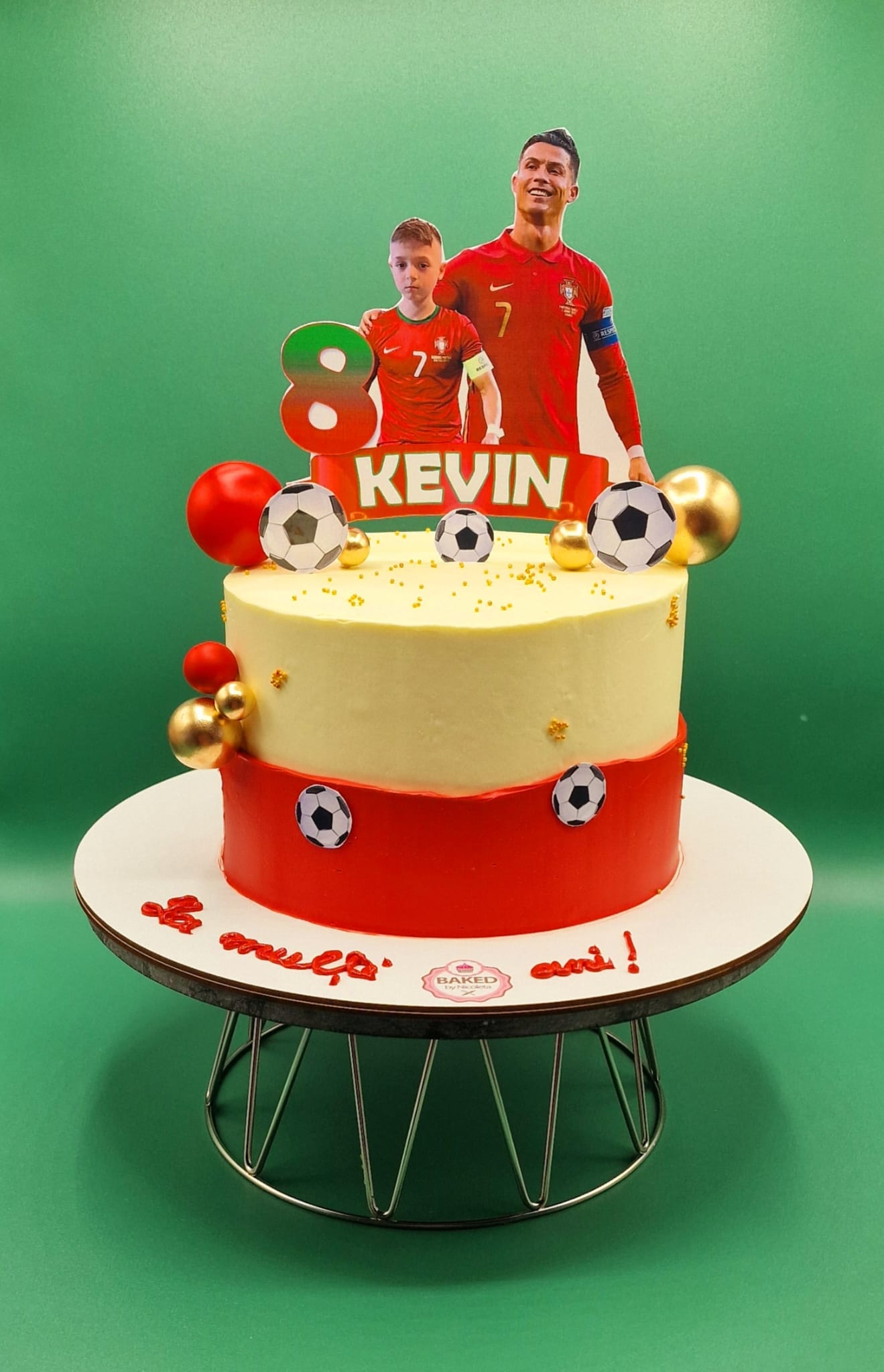 Bespoke custom celebration cake for Boys & Adventures handcrafted by Nicoleta